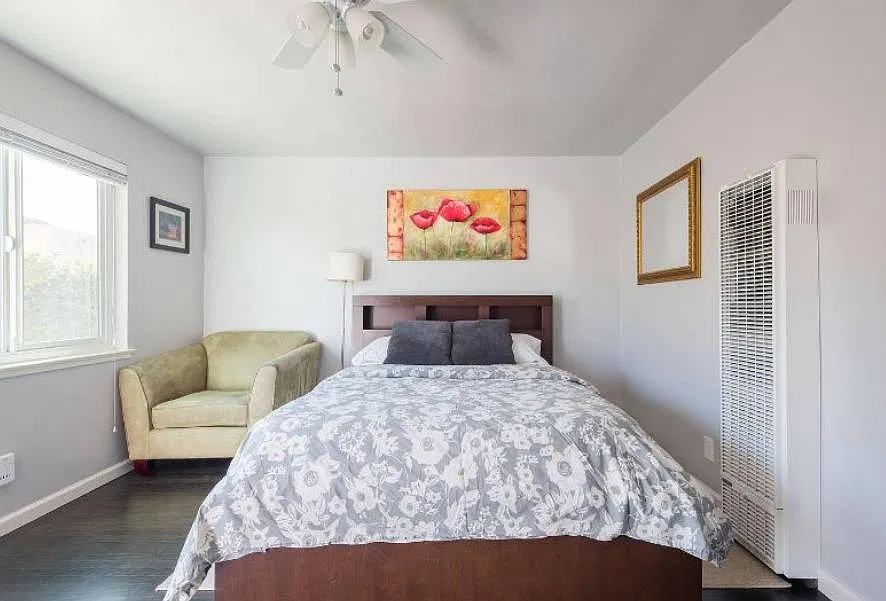 Private, bright and quiet space.