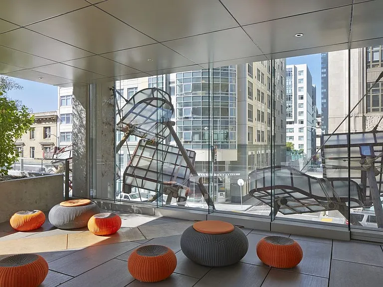 Outdoor chill lounge with common area seating