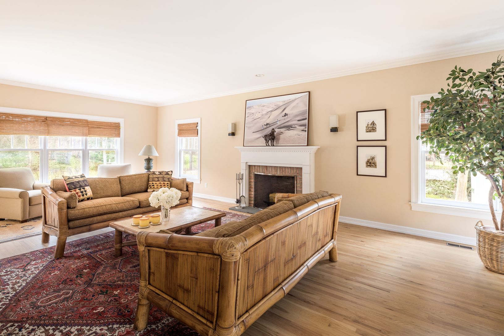  Formal Living Room with Fireplace