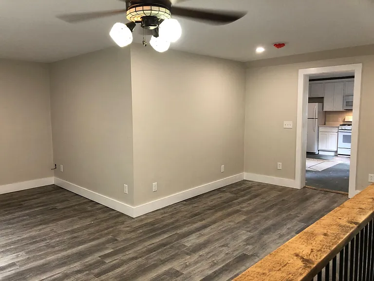 Living and dining rooms.