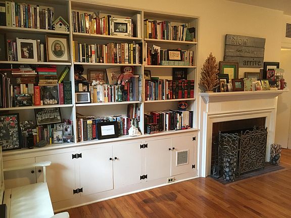 Built in Bookcase and Storage