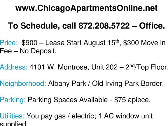 3rd image of 4110 W Montrose Ave APT 202