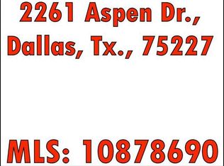 2261 Aspen St, Dallas, TX 75227