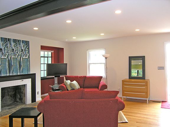 Living Room with Fireplace