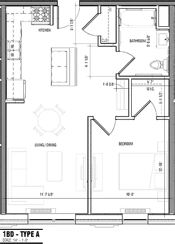 Floor plan 1-A