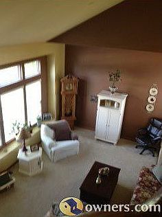 two-story front room