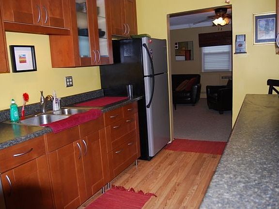 oversized galley kitchen