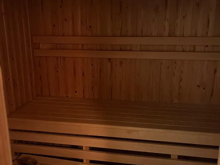 inside of the sauna