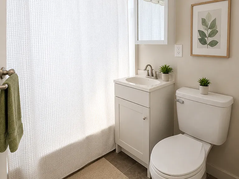Virtually Staged Bathroom