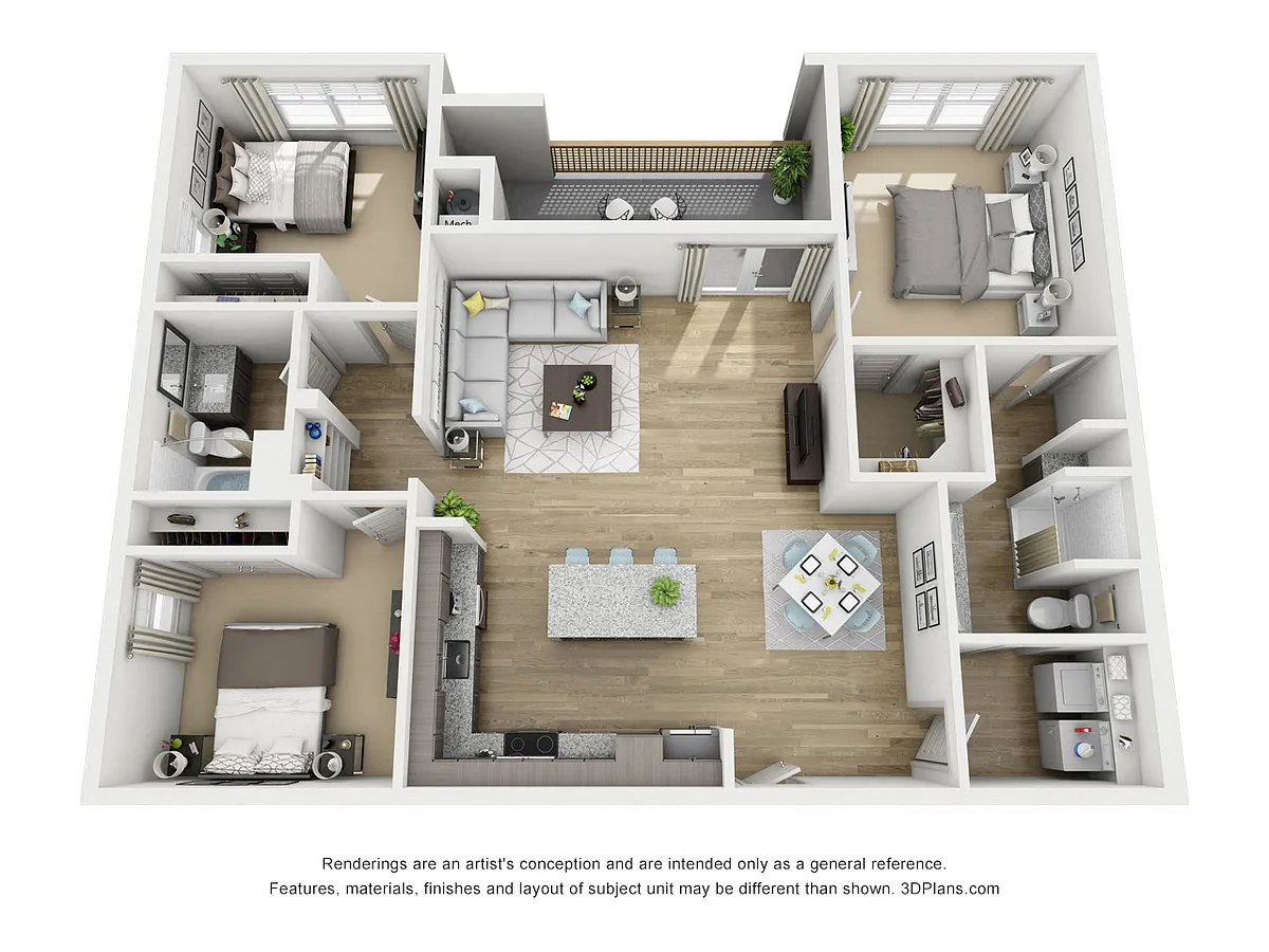 Floor plan C2A-P