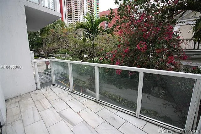 Balcony off living room