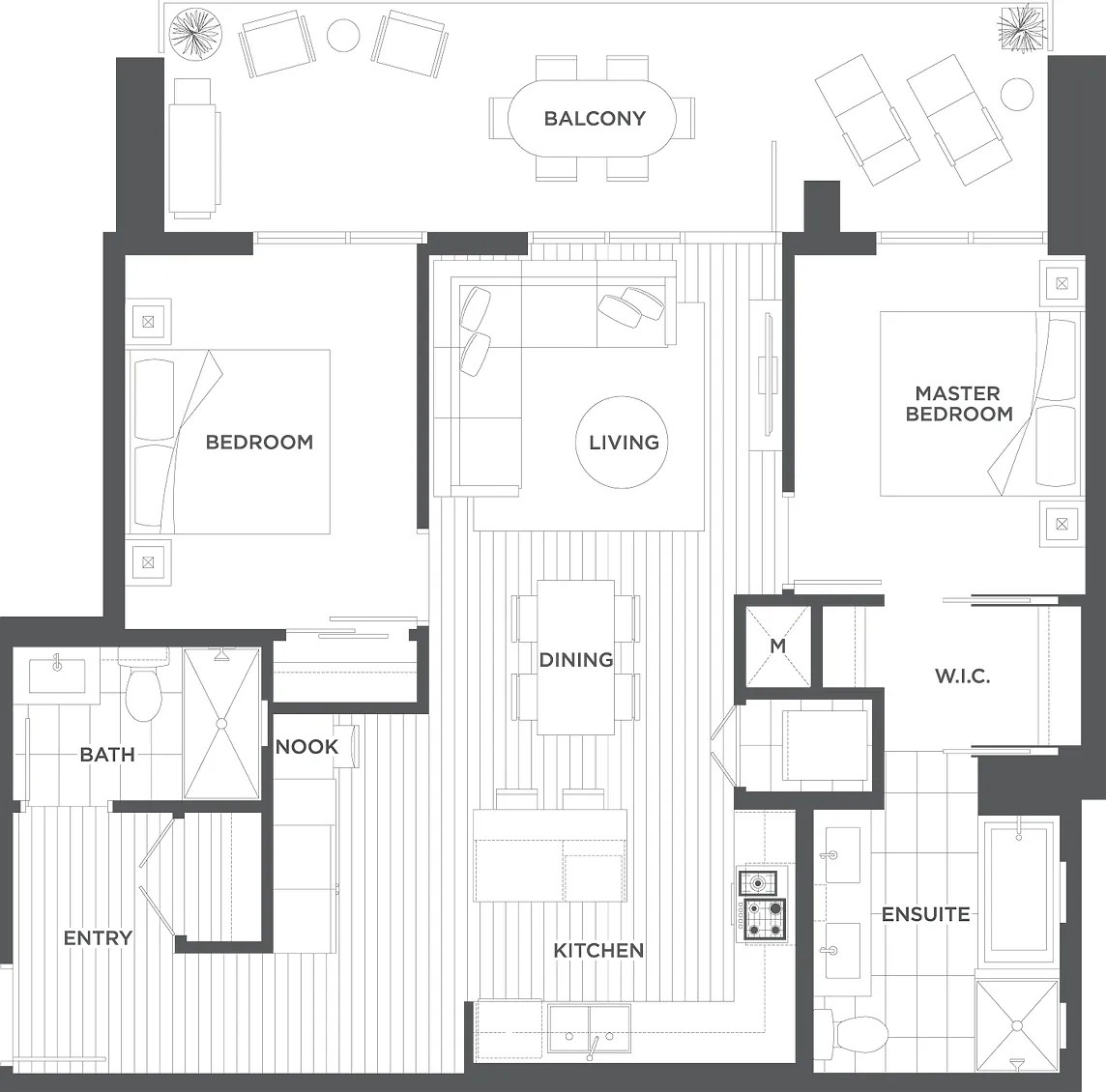2 bed, 1160 sqft, $3,500 — Photo 1