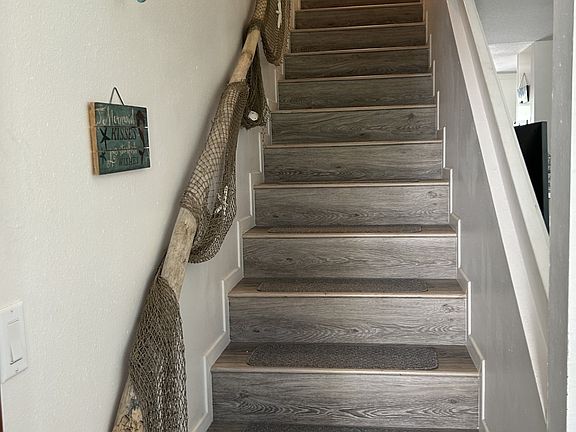 Stairs to bedrooms and full bath. (Gate will be gone)