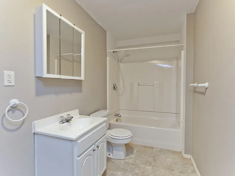 Lower level bath