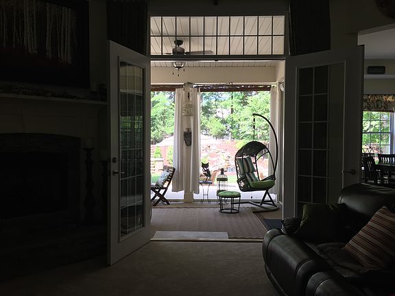 Doors to screened porch