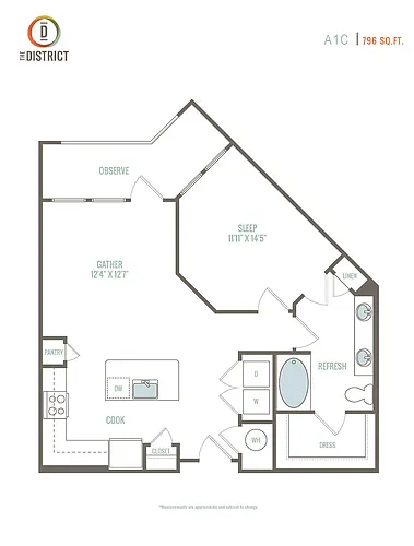 Floor plan A1C