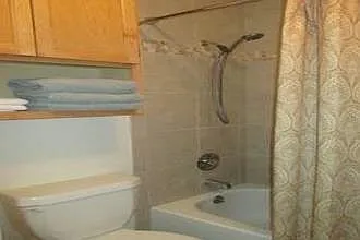One bathroom