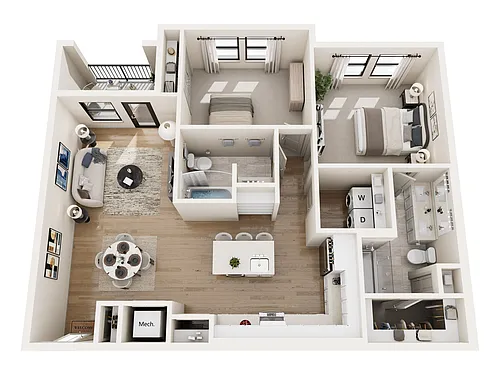 Floor plan B7