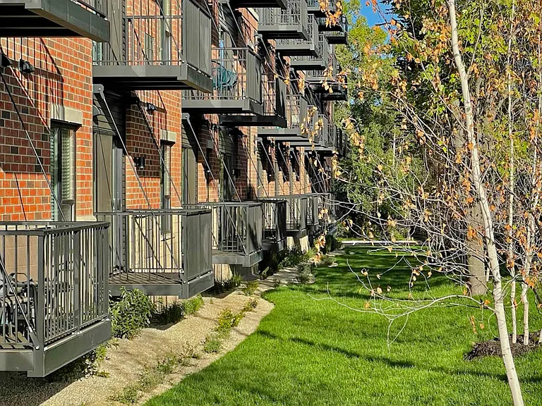 Balcony or patio in most homes