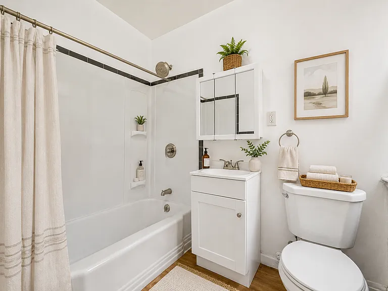 Virtually Staged Bathroom