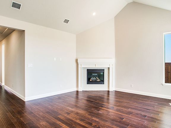 Great room with fireplace