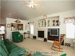 Great room open to kitchen