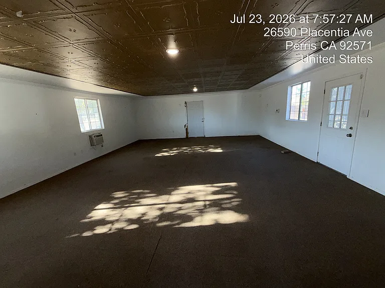 1st floor storage area