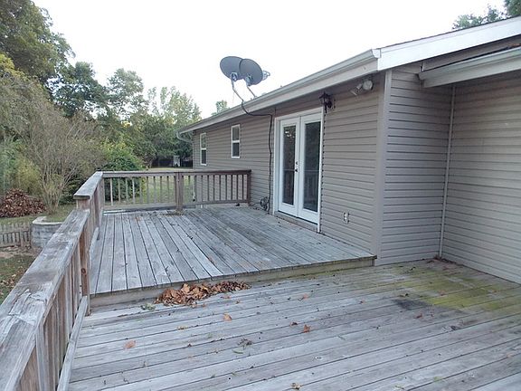 Large deck with view of the White River