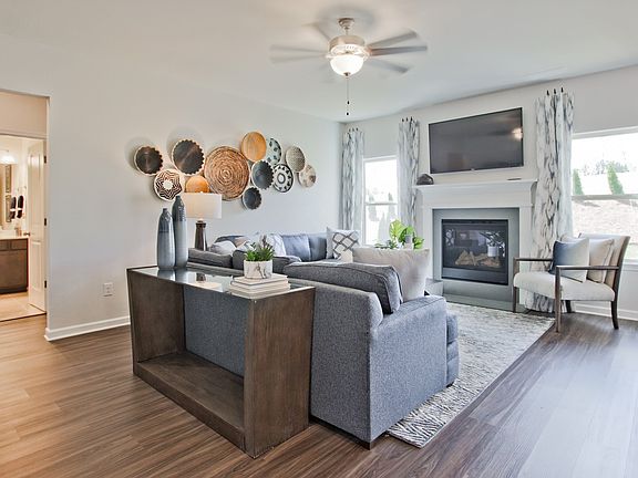 Chastain floorplan modeled at Winding Creek in McDonough, GA.