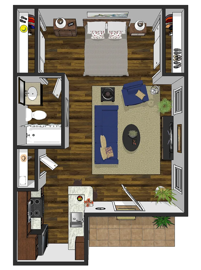 Floor plan E1