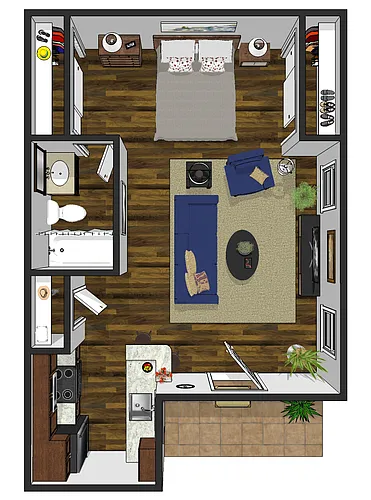 Floor plan E1