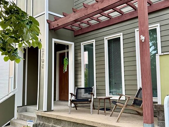 front porch and front entrance
