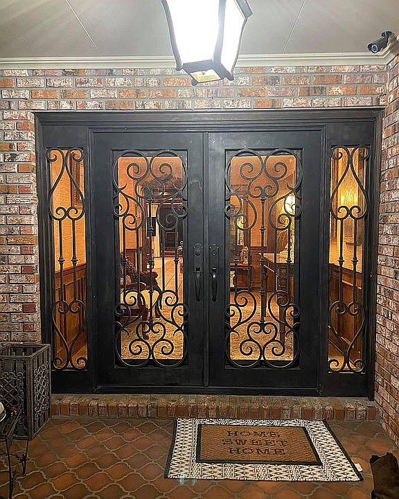 Double door front entrance