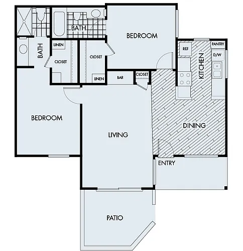 Floor plan Woodbridge Plan 2C
