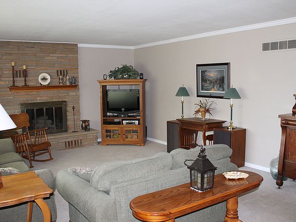 Large open living room