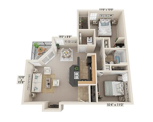 Floor plan Plan B1