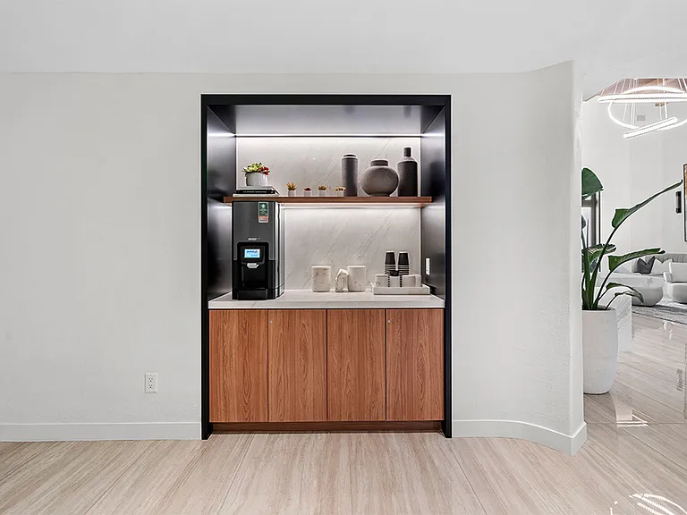 New remodeled resident coffee bar