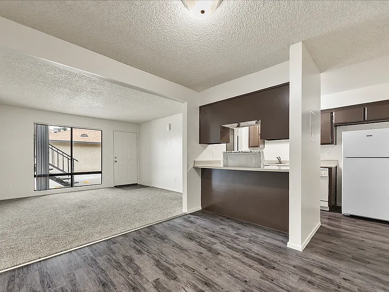 Enjoy a bright and open living space with large windows and natural light.