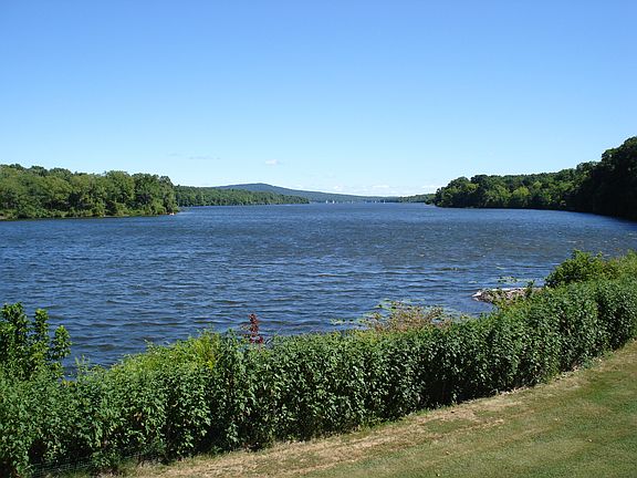 Beautiful Lake Nockomixon State Park is at the bottom of the