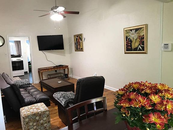 View of living room from dining room