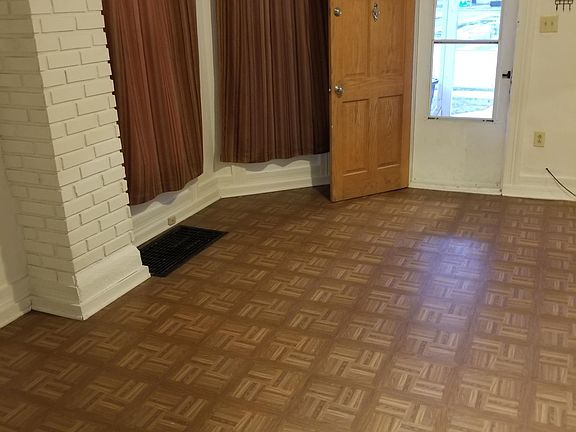 Front door into living room