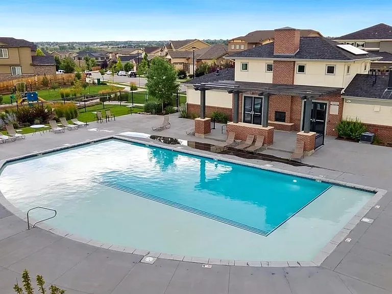 Community pool and clubhouse