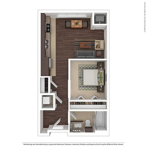 Floor plan Studio - A1 - M