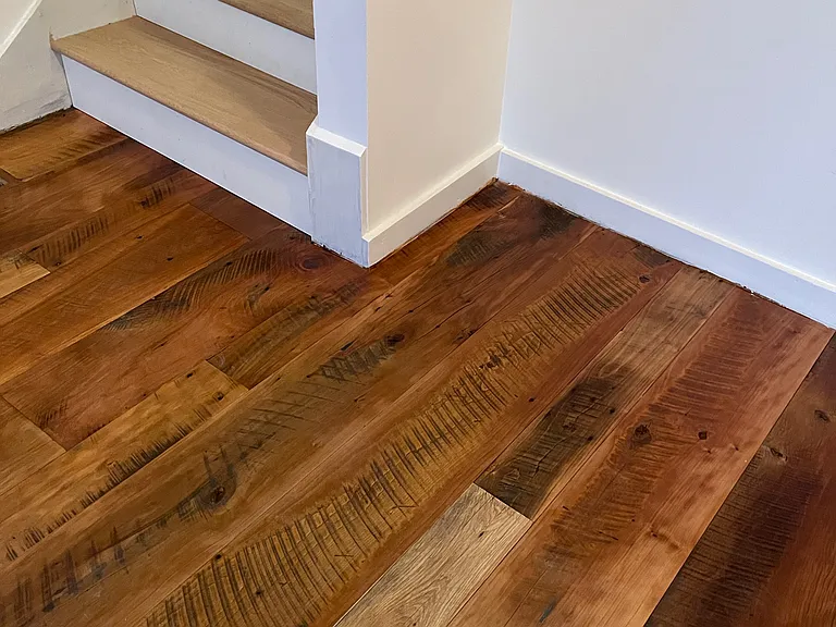 Custom Reclaimed Hardwood floors!