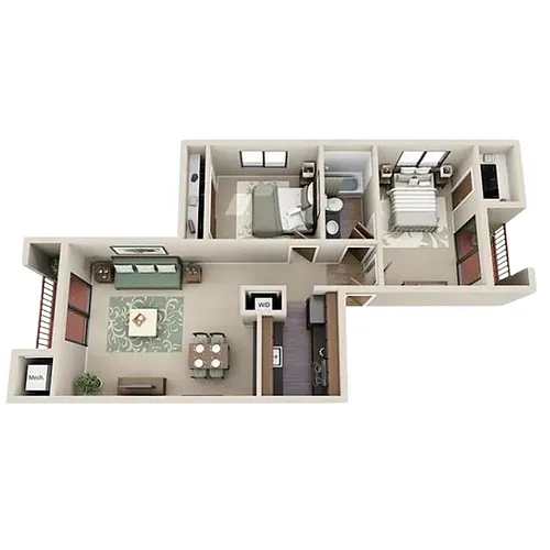Floor plan B3