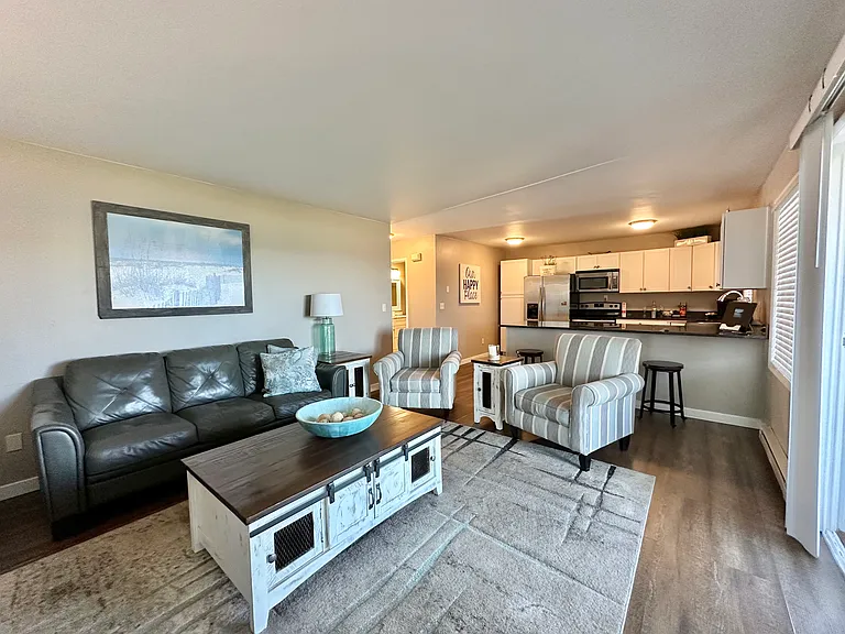 spacious living room