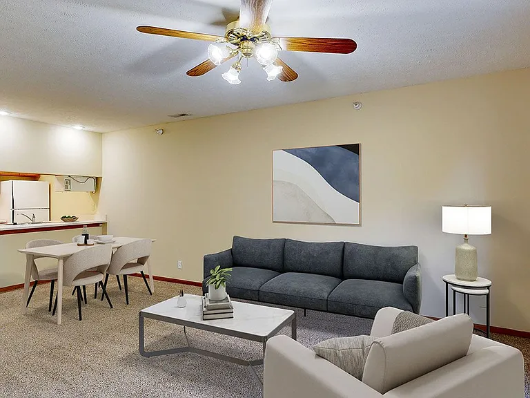 Enjoy open-concept layouts, where your dining area flows easily into a cozy, inviting living space.