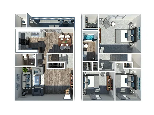 Floor plan Three Bedroom B