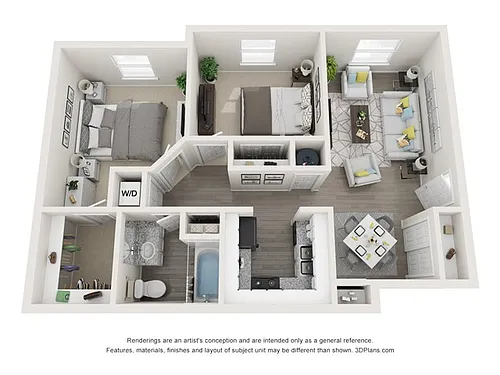 Floor plan 1X1