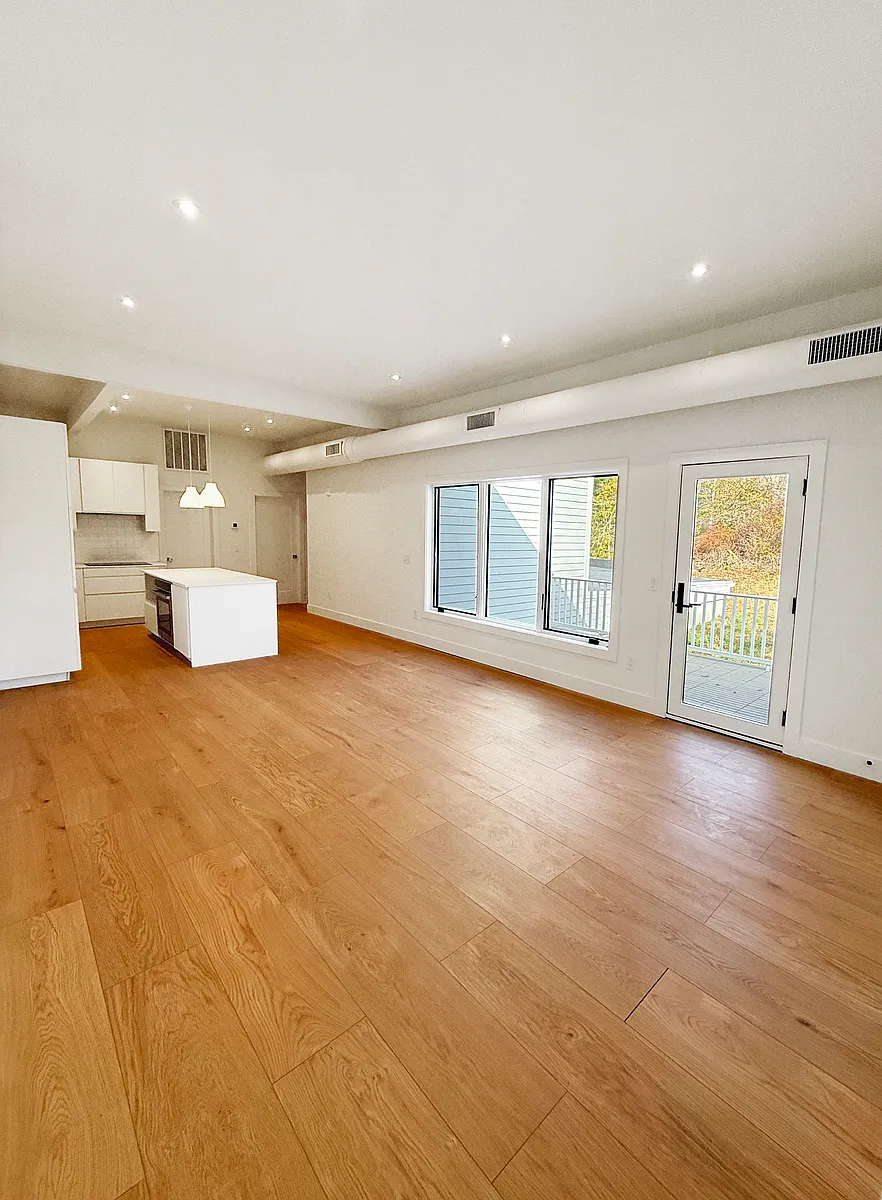 living room with access to private deck - 3 Side Cut Rd #B